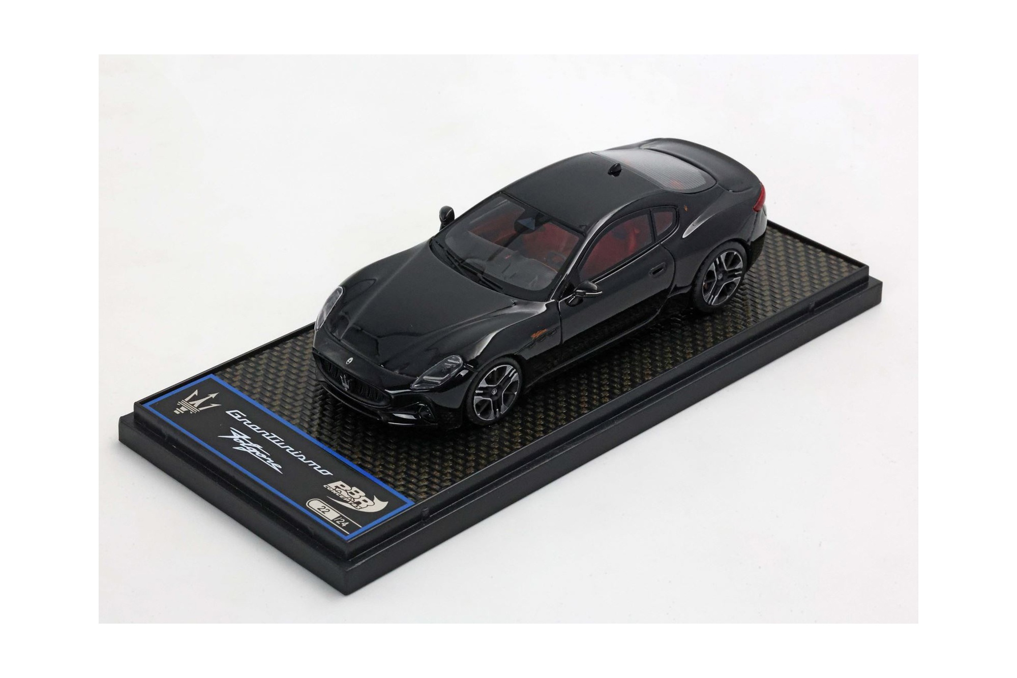 MASERATI GRANTURISMO FOLGORE 2023 NERO ASSOLUTO / МАЗЕРАТИ ГРАНТУРИСМО ФОЛЬГОРЕ 2023 АССОЛУТО 1:43 ЧЕРНЫЙ