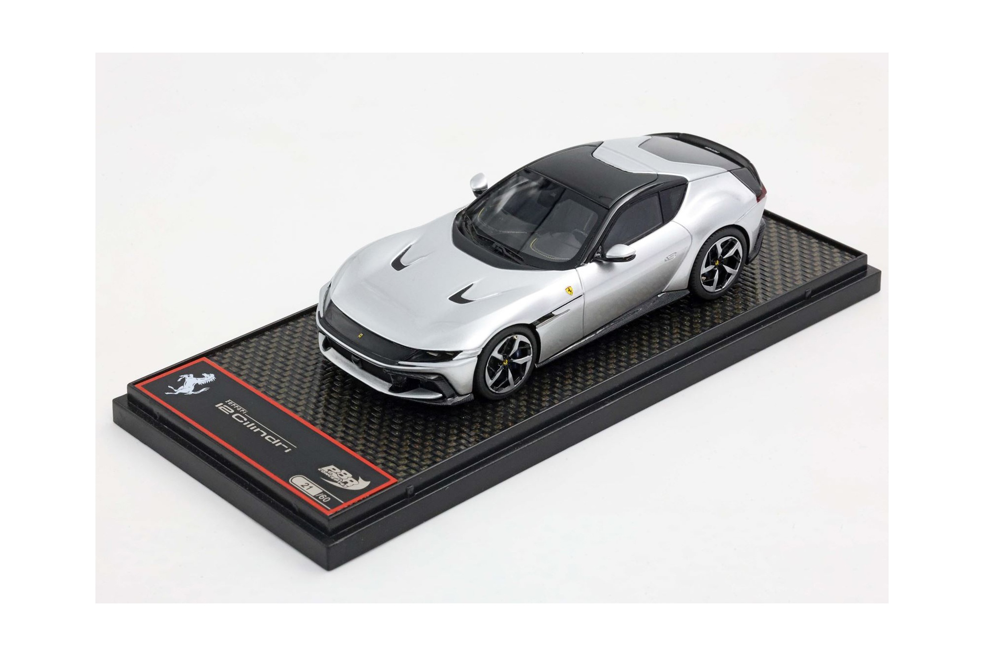 FERRARI 12CILINDRI COUPE NURBURGRING SILVER / ФЕРРАРИ 12КИЛИНДРИ КУПЕ НУРБУРГРИНГ 1:43 СЕРЕБРИСТЫЙ