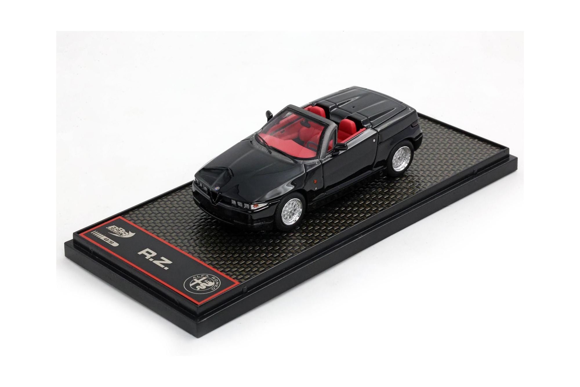 ALFA ROMEO RZ ROADSTER BLACK / АЛЬФА РОМЕО РЗ РОДСТЕР 1:43 ЧЕРНЫЙ