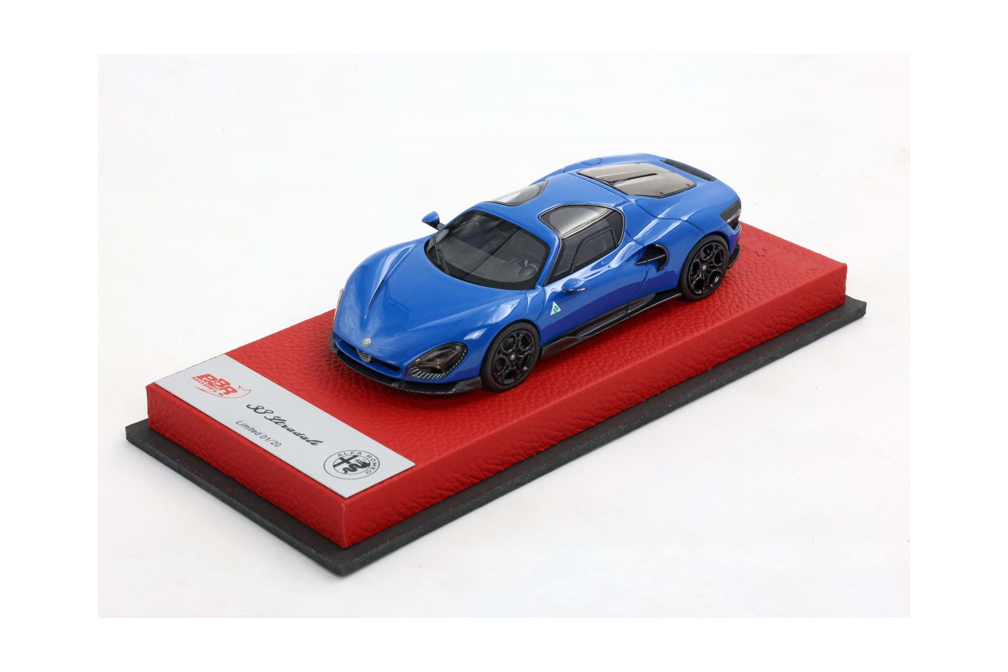 ALFA ROMEO 33 STRADALE PREMIUM EDITION BLU REALE / АЛЬФА РОМЕО 33 СТРАДАЛЕ ПРЕМИУМ ЕДИТИОН РЕАЛЕ 1:43 СИНИЙ