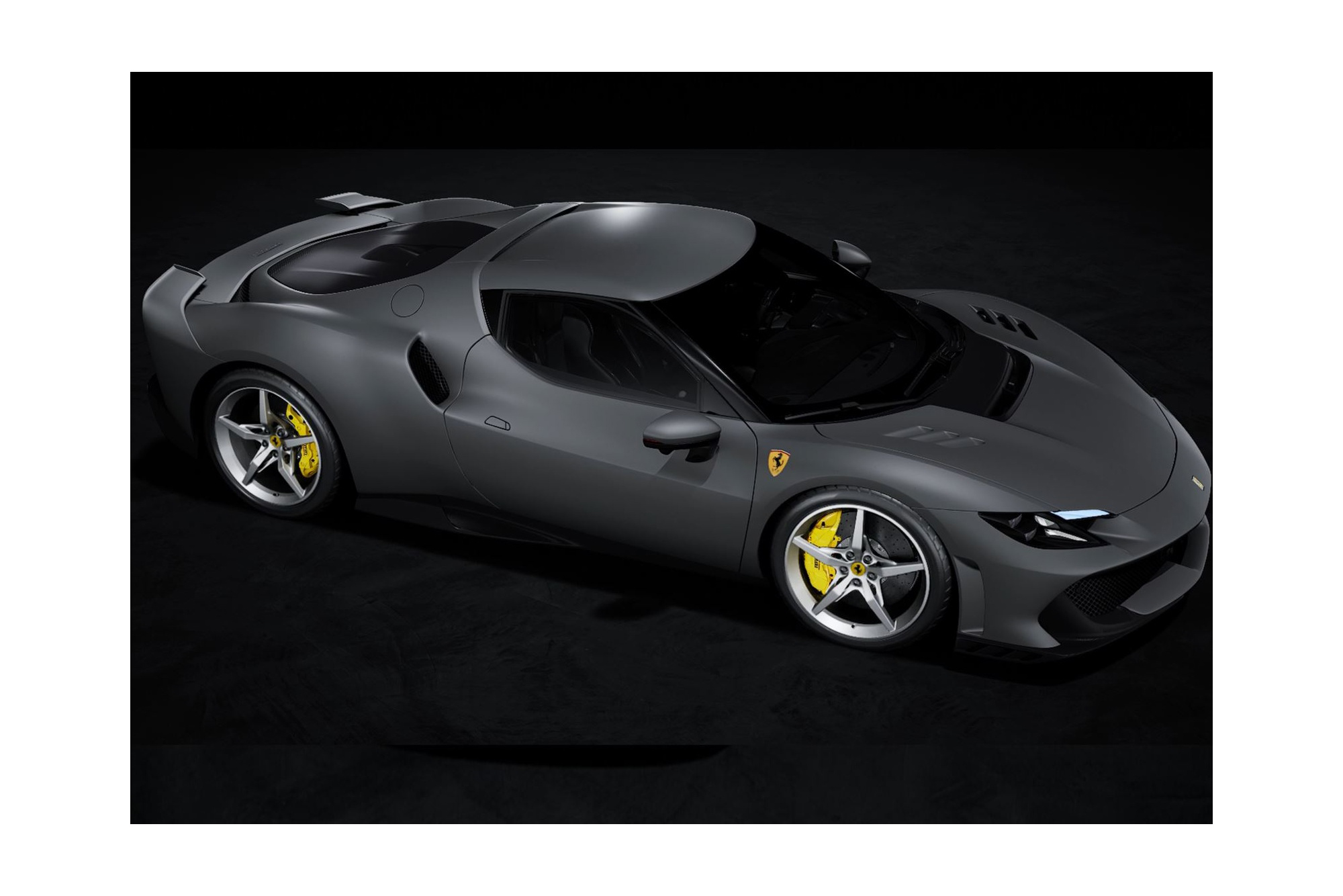 FERRARI 296 SPECIALE GRIGIO SILVERSTONE OPACO / ФЕРРАРИ 296 СПЕКИАЛЕ СИЛВЕРСТОНЕ ОПАКО 1:43 СЕРЫЙ