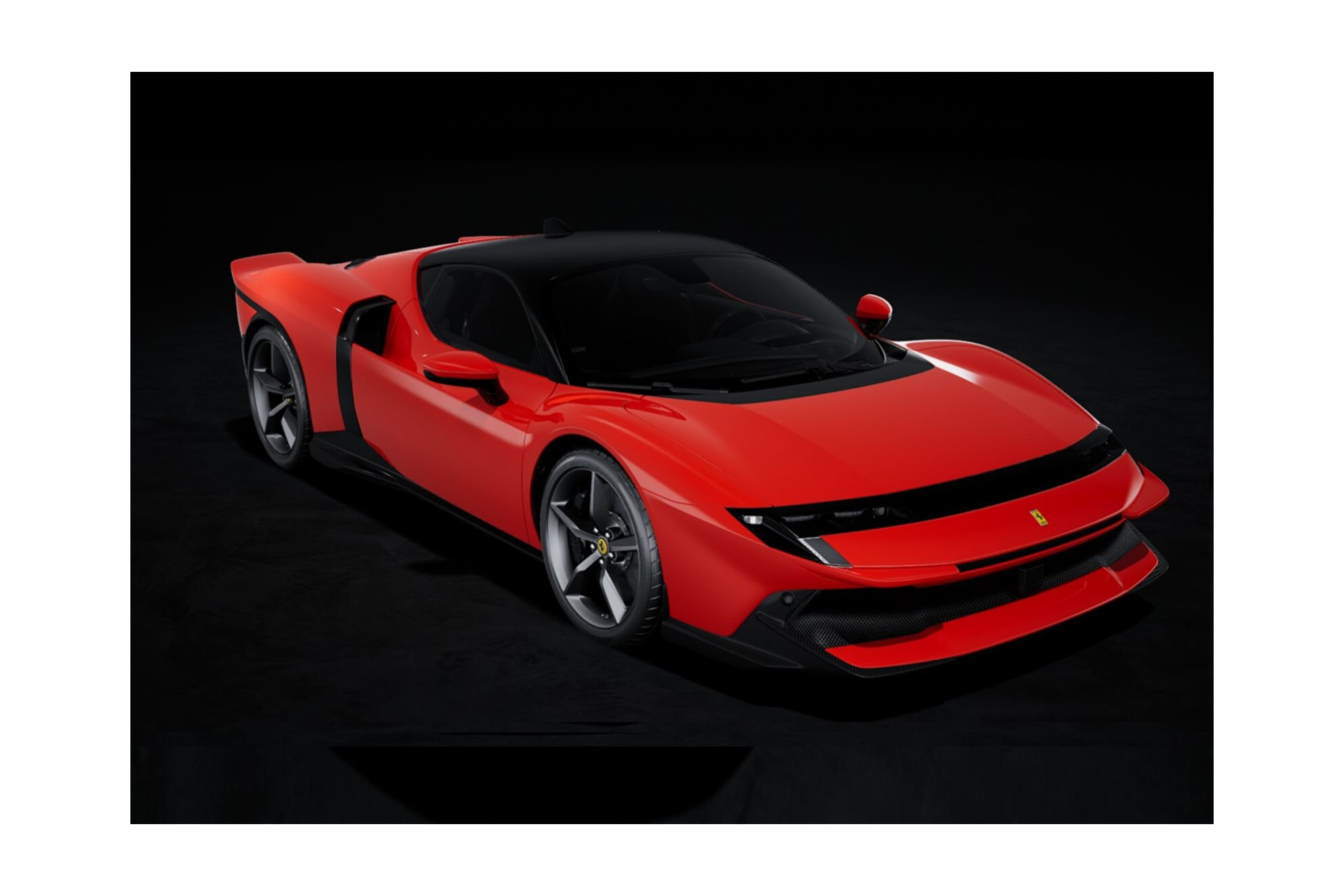 FERRARI 849 TESTAROSSA ROSSO CORSA WITH BLACK ROOF / ФЕРРАРИ 849 ТЕСТАРОССА РООФ 1:43 КРАСНЫЙ