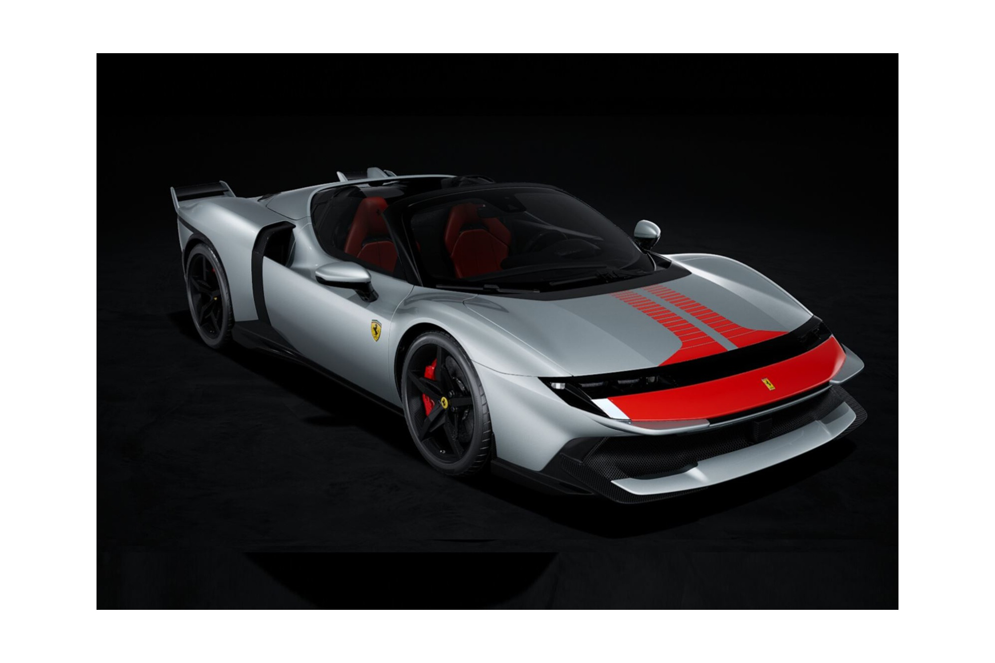 FERRARI 849 TESTAROSSA SPIDER ASSETTO FIORANO GRIGIO SQUALO WITH RED LIVERY / ФЕРРАРИ 849 ТЕСТАРОССА СПАЙДЕР АССЕТТО СКУАЛО ЛИВЕРИ 1:43 КРАСНЫЙ