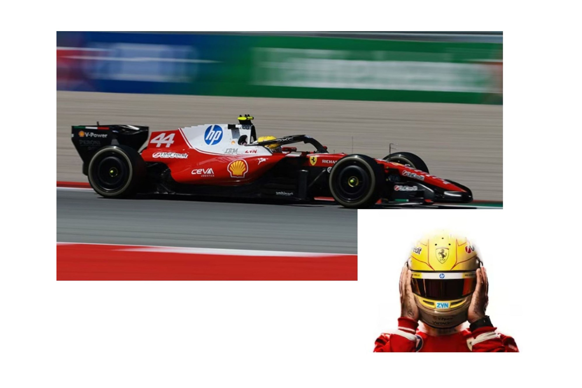 FERRARI SF26 F1 BARCELONA-CATALUNYA GRAND PRIX - DRIVER INCLUDED - METAL DIECAST HAMILTON - WINNER / ФЕРРАРИ СФ26 Ф1 БАРКЕЛОНА-КАТАЛУНИА ГРАН-ПРИ 1:43