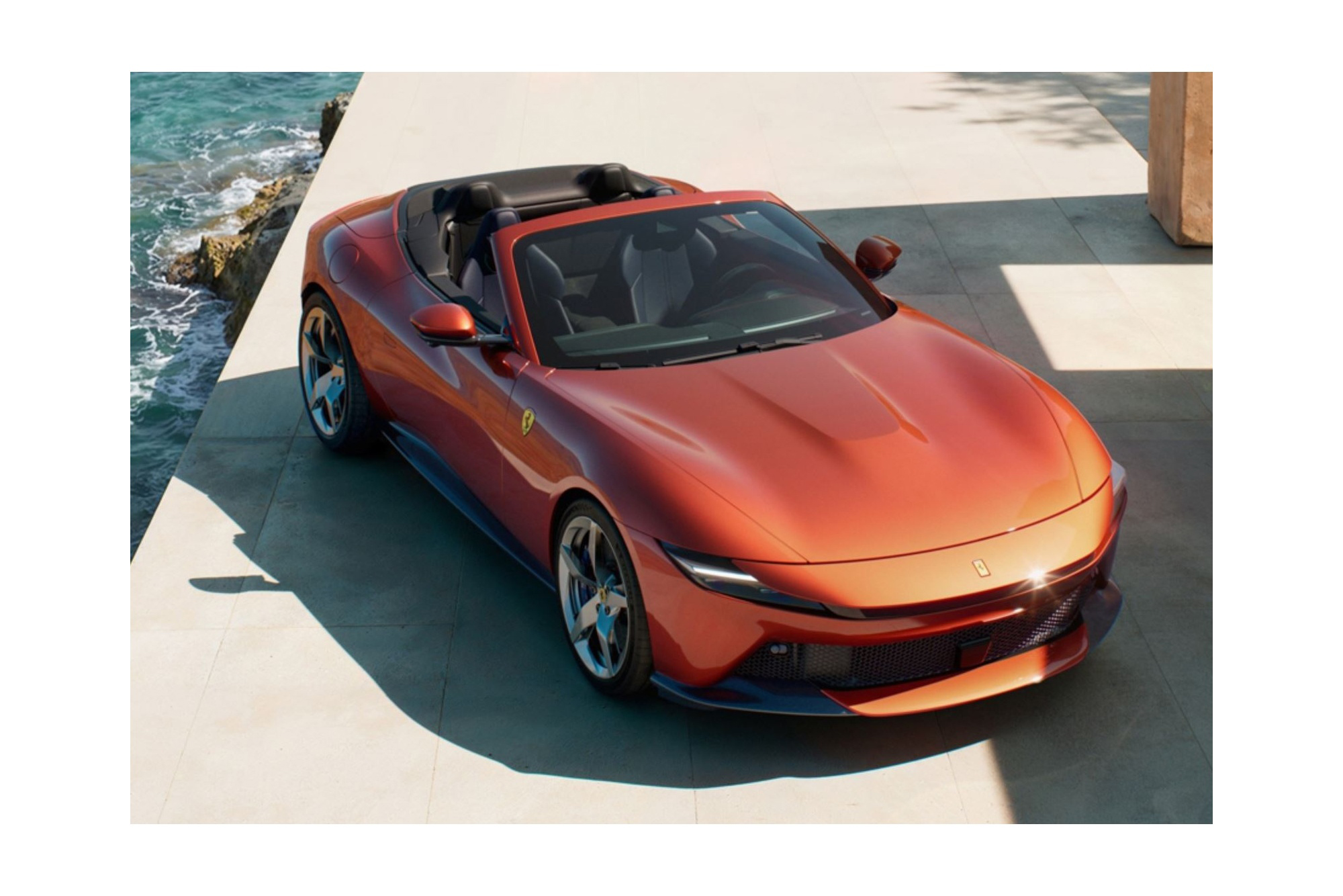 FERRARI AMALFI SPIDER ROSSO TRAMONTO / ФЕРРАРИ АМАЛФИ СПАЙДЕР ТРАМОНТО 1:43 КРАСНЫЙ