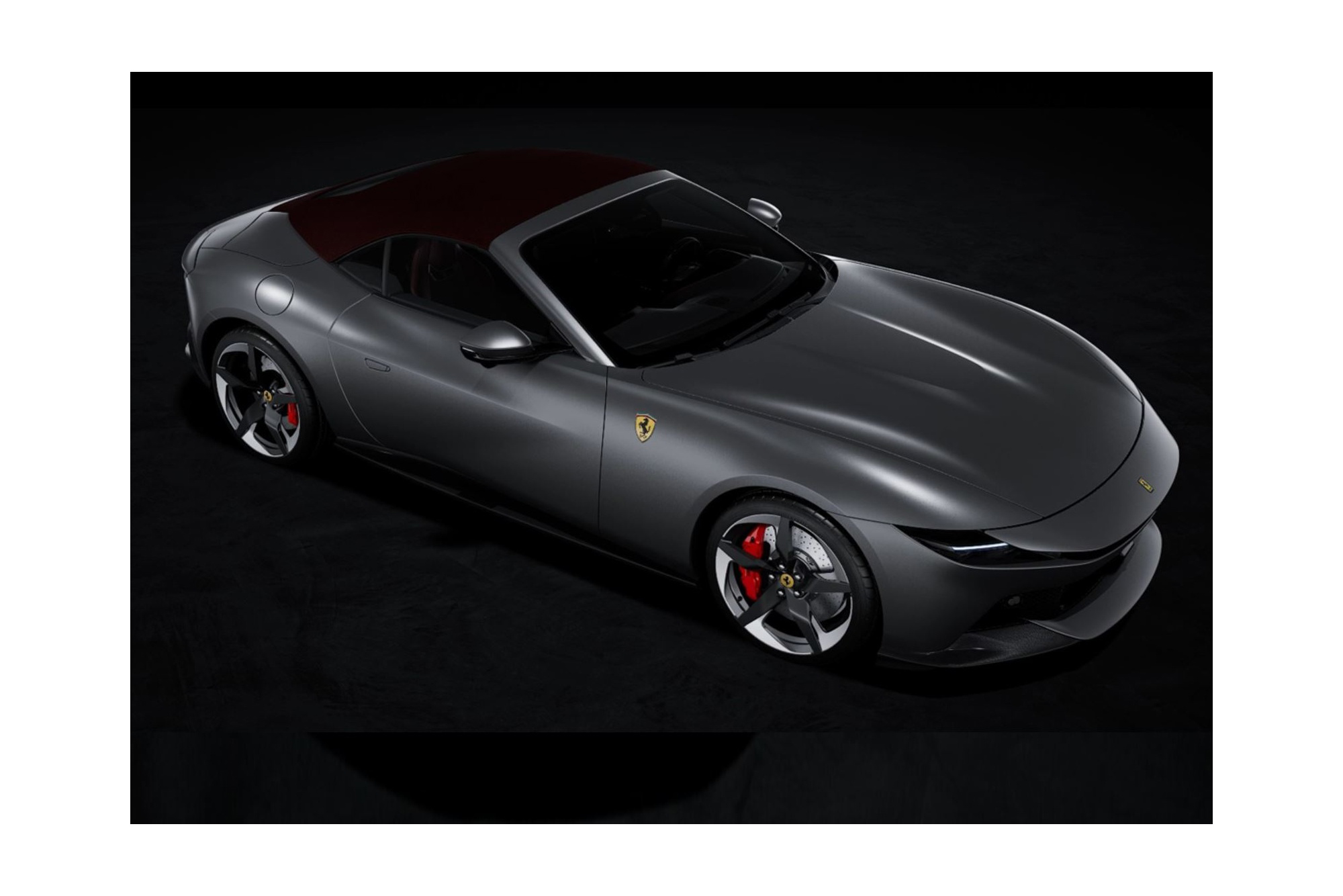 FERRARI AMALFI SPIDER GRIGIO SILVERSTONE MATT / ФЕРРАРИ АМАЛФИ СПАЙДЕР СИЛВЕРСТОНЕ МАТТ 1:43 СЕРЫЙ