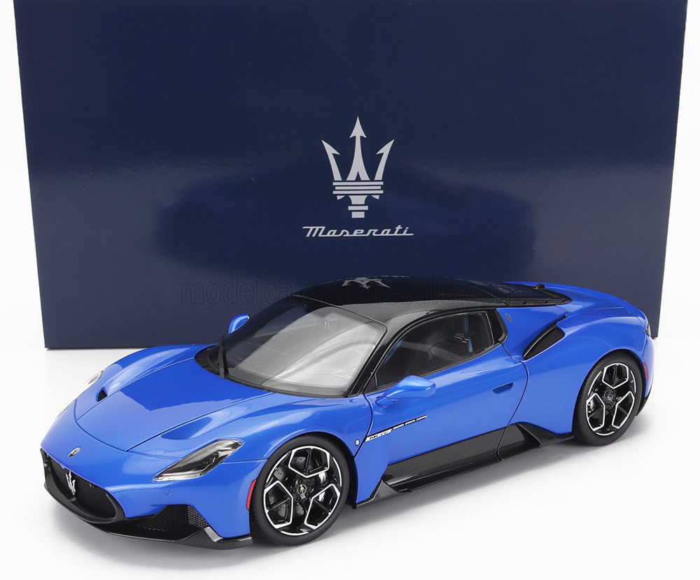 MASERATI MC20 GLOSS BLACK ROOF (2020), BLU INFINITO - BLUE BLACK