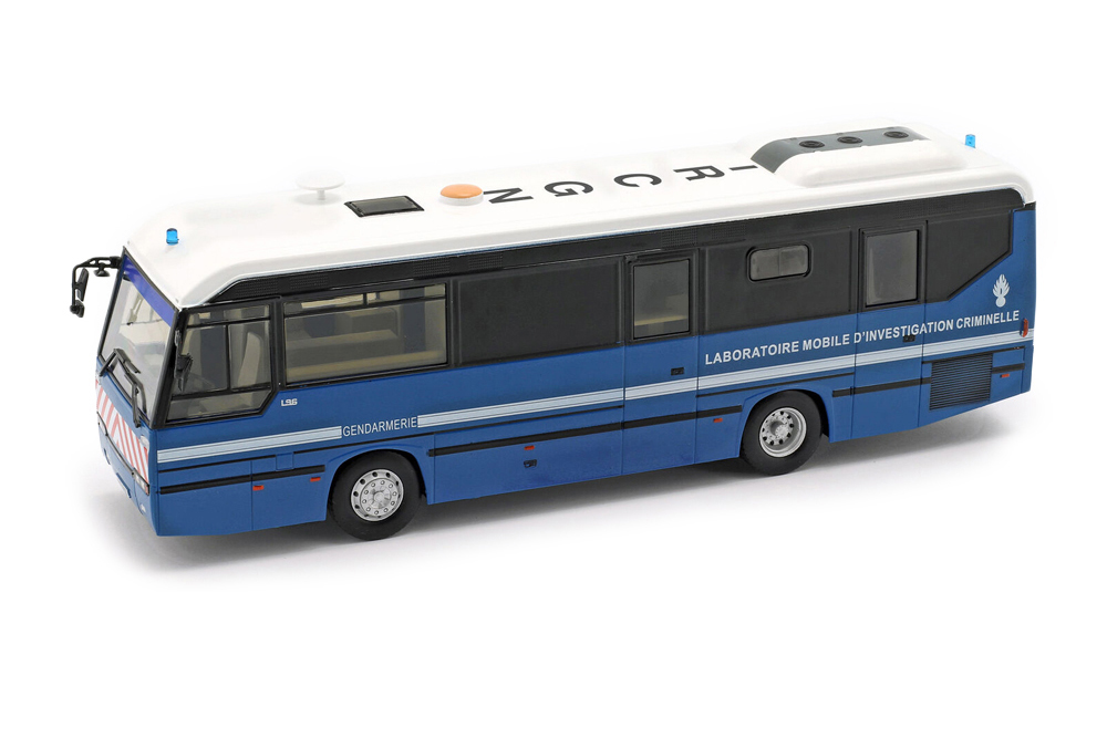 LOHR L96 "LABORATOIRE MOBILE D'INVESTIGATION CRIMINELLE" (ЖАНДАРМЕРИЯ ФРАНЦИИ) 1996 BLUE/WHITE