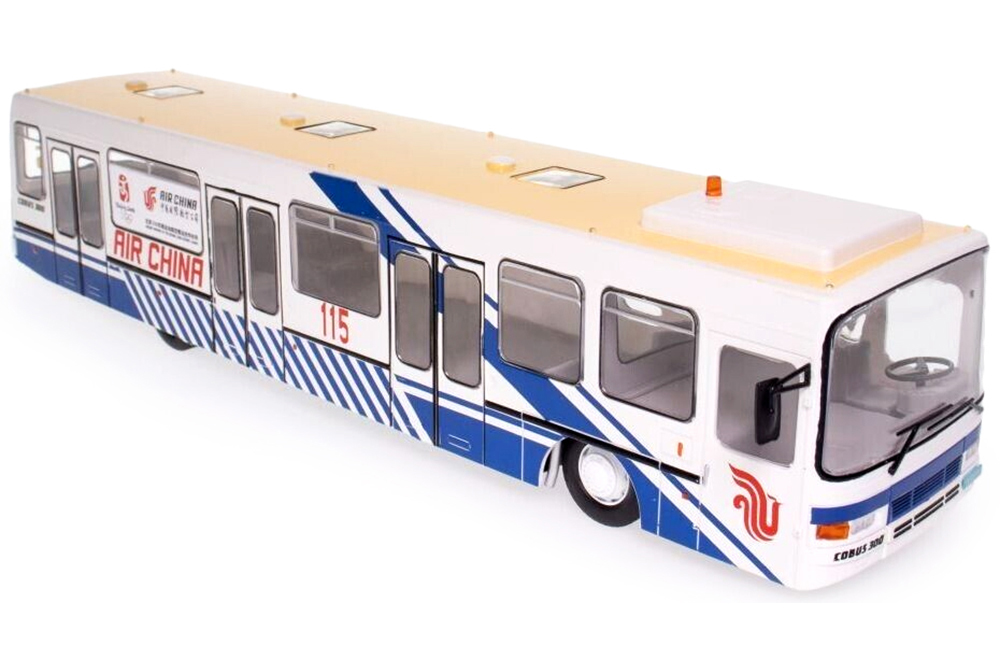 COBUS 3000 АЭРОДРОМНЫЙ АВТОБУС 1992 БЕЛЫЙ С СИНИМ