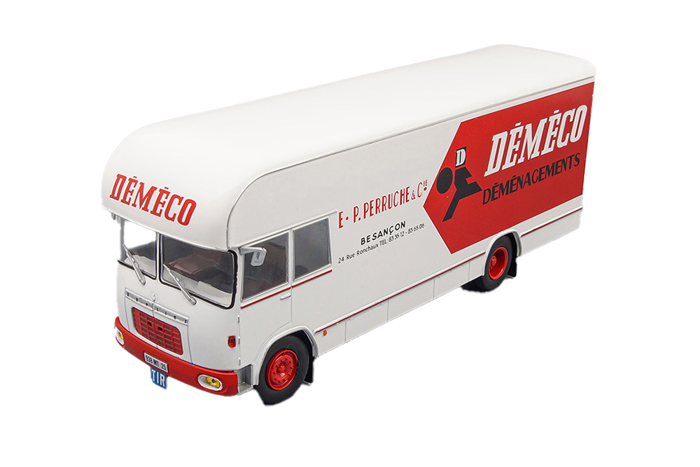 BERLIET GBK 75 ФУРГОН "DEMECO-DEMENAGEMENTS" 1969 WHITE/RED