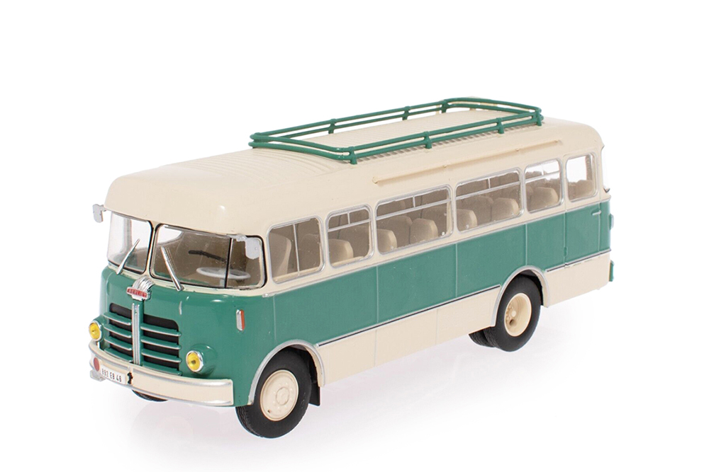BERLIET PLA BUS 1955 CREME GREEN