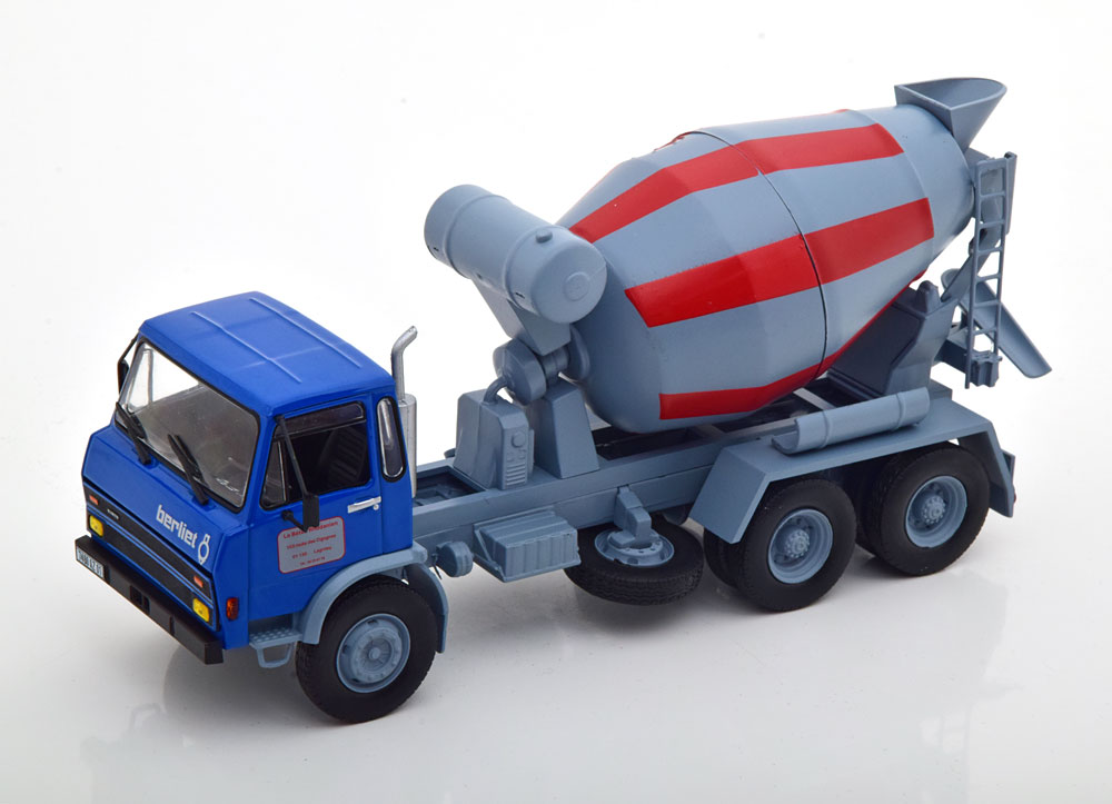 BERLIET GRH 230 CONCRETE MIXERS GREY BLUE RED