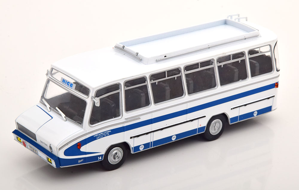 BERLIET STRADAIR BUS 1965 WHITE BLUE