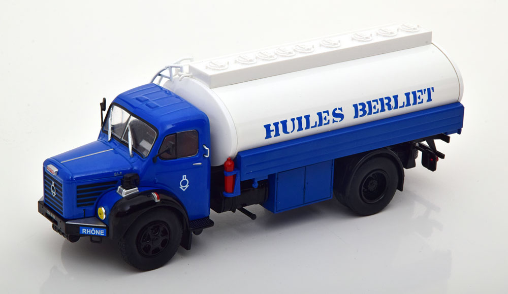 BERLIET GLR8 M2 FUEL TRUCK 1960 BLUE WHITE