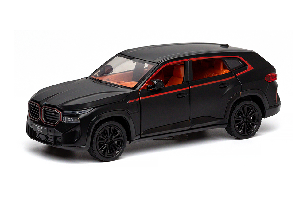 BMW G09 XM LABEL RED 2026 MATT BLACK / БМВ ХМ МАТОВЫЙ ЧЕРНЫЙ (ДЛИНА 20 СМ БЕЗ КОРОБКИ)