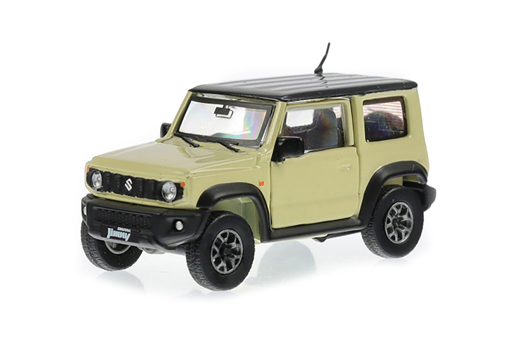 SUZUKI JIMNY JB74 LHD (2018), CHIFFON IVORY METALLIC (ДЛИНА МОДЕЛИ 6-10 СМ)