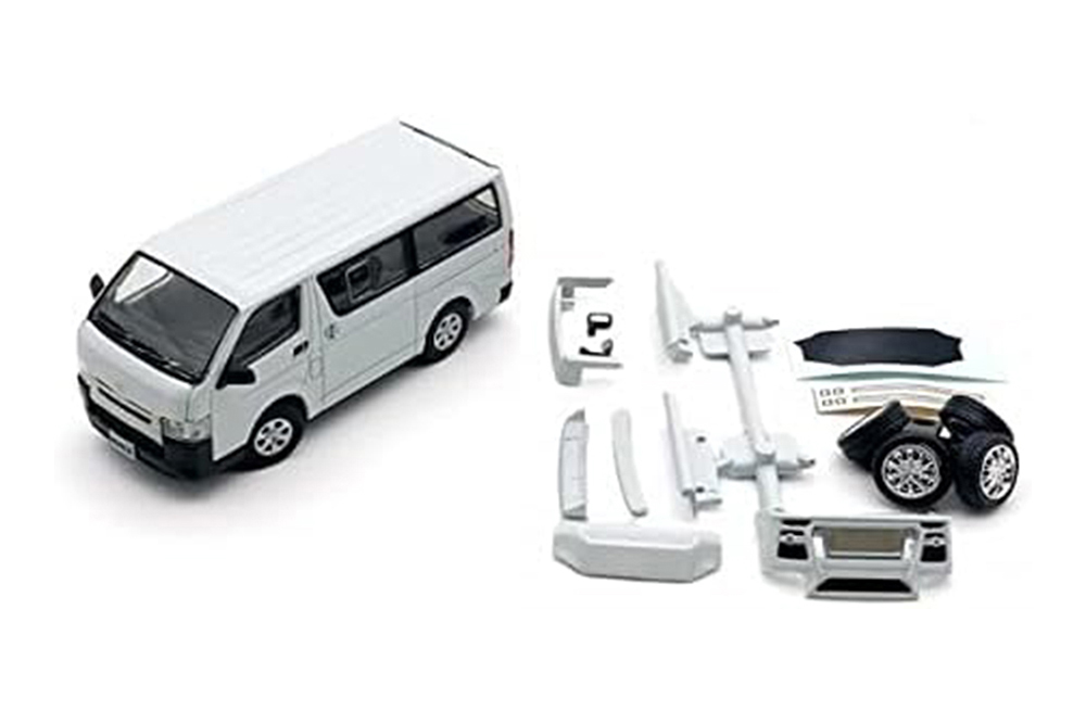 TOYOTA HIACE 2016 (ПРАВОРУЛЬНЫЙ) БЕЛЫЙ (ДЛИНА МОДЕЛИ 6-10 СМ)