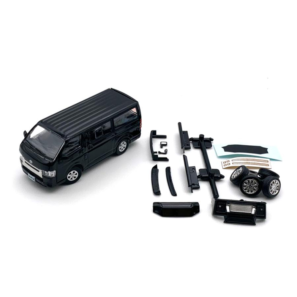 TOYOTA HIACE 2016 (ПРАВОРУЛЬНЫЙ) ЧЕРНЫЙ (ДЛИНА МОДЕЛИ 6-10 СМ)