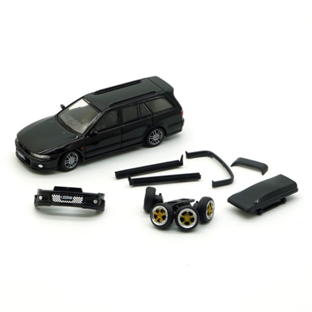 MITSUBISHI LEGNUM VR4 1996 (ЛЕВОРУЛЬНЫЙ) ЧЕРНЫЙ (ДЛИНА МОДЕЛИ 6-10 СМ)