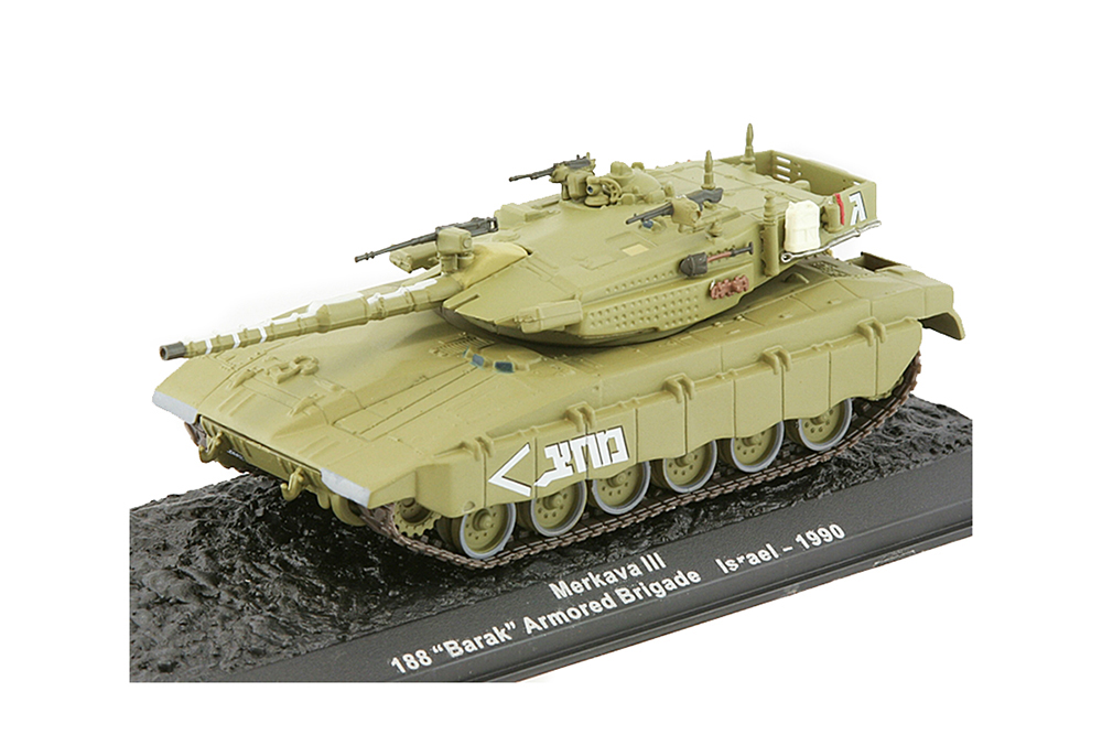TANK MERKAVA III 188 BARAK ARMORED BRIGADE ISRAEL -1990