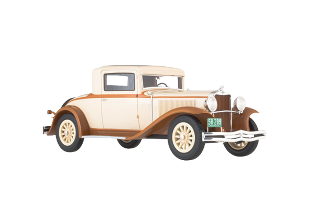 DODGE EIGHT DG COUPE 1931 BEIGE/LIGHT BROWN