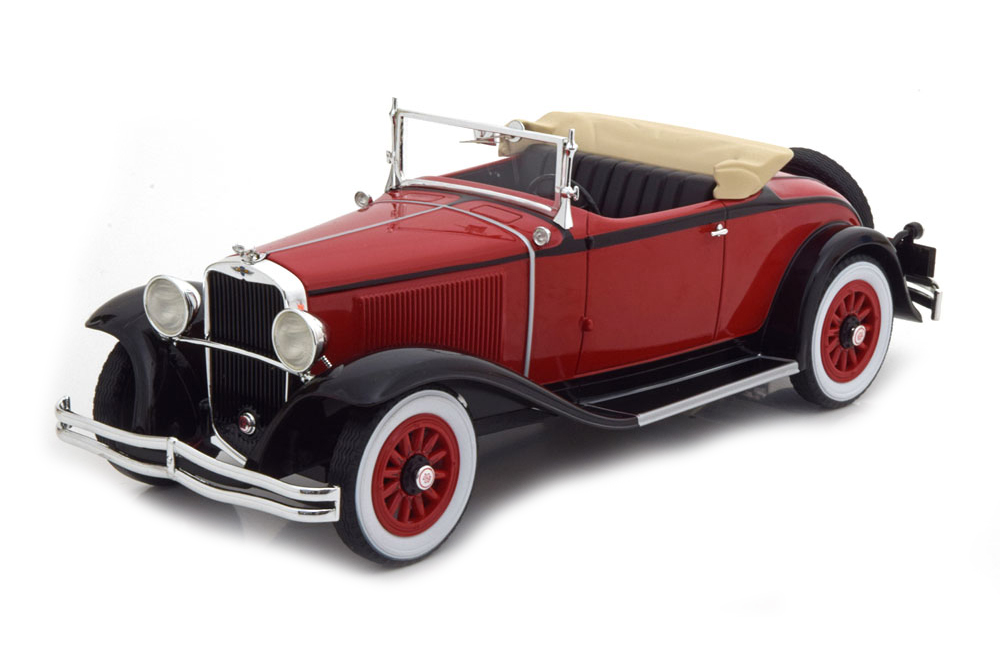 DODGE EIGHT DG CONVERTIBLE 1931 DARK RED/BLACK / DODGE EIGHT DG КАБРИОЛЕТ 1931 ТЕМНО-КРАСНЫЙ/ЧЕРНЫЙ