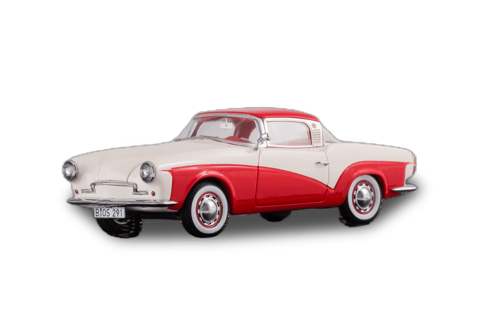 ROMETSCH LAWRENCE COUPE 1957 RED/WHITE