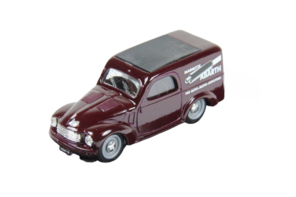 FIAT 500 C FURGONCINO MARMITTE ABARTH 1956 DARK RED