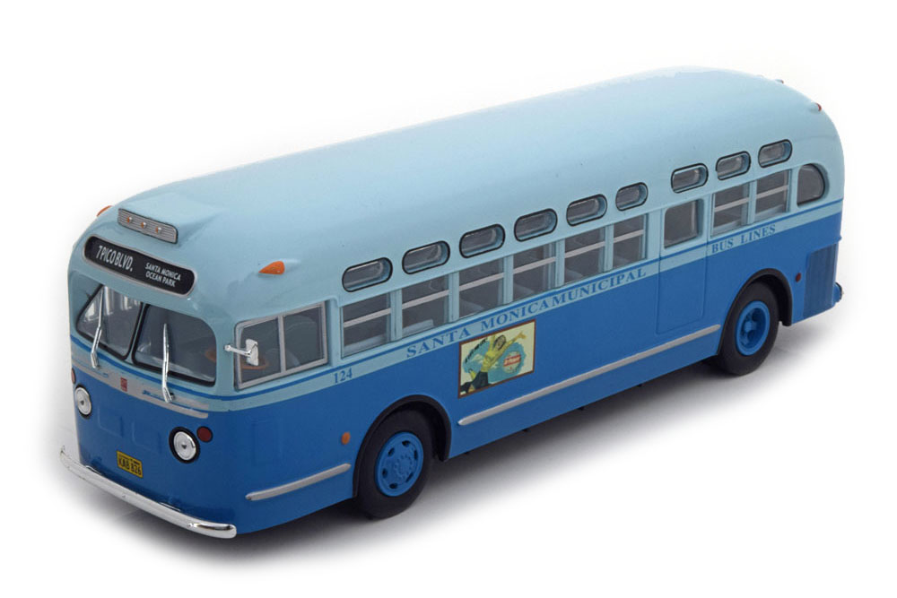 GM TDH-3714 SANTAMONICAMUNICIPAL 1955 BLUE