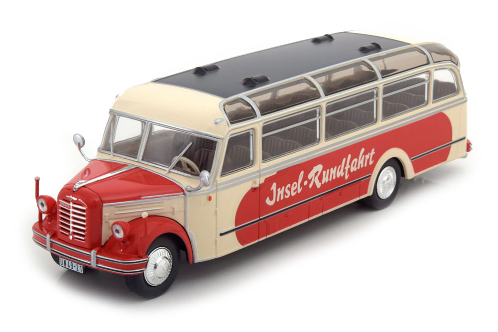 BORGWARD BO 4000 INSEL-RUNDFAHRT 1952 BEIGE/RED,