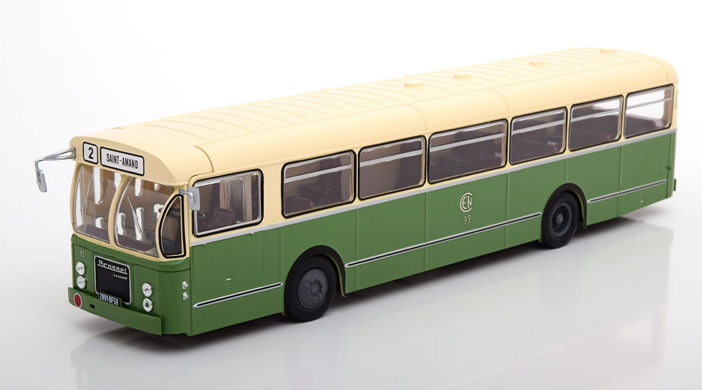 BROSSEL A92 DARL FRANCE SAINT AMANO 1962 LIGHTGREEN CREME