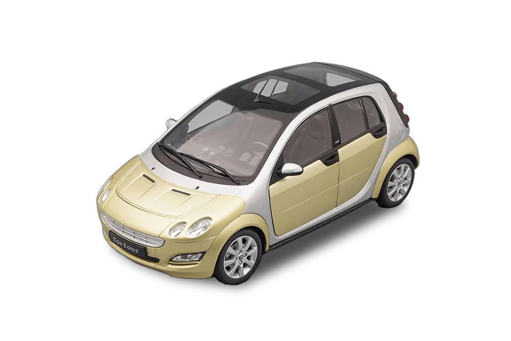 SMART FORFOUR GREEN/SILVER / СМАРТ ДЛЯ ЧЕТВЕРЫХ