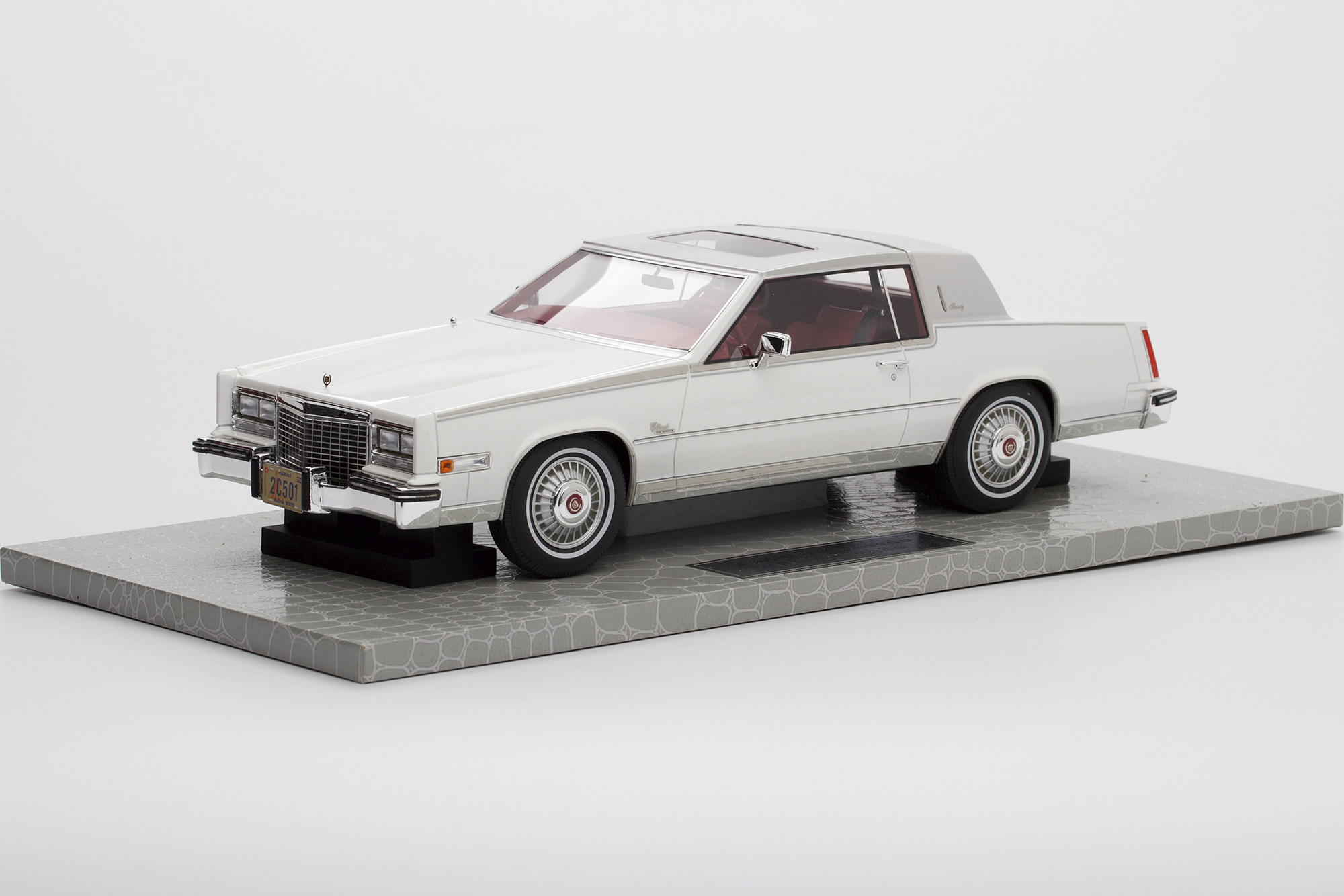 CADILLAC ELDORADO BIARRITZ COUPE 1980 WHITE / КАДИЛЛАК ЭЛЬДОРАДО БИАРРИЦ КУПЕ 1980 БЕЛЫЙ (ЛИМИТ 10/50)