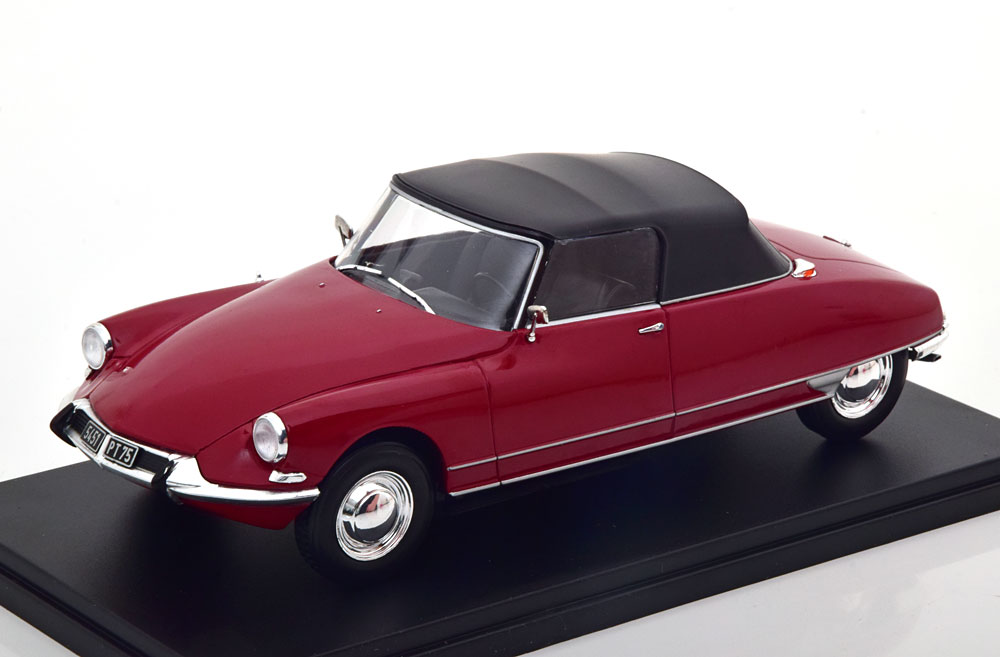 CITROEN DS 19 CONVERTIBLE 1963 RED BLACK