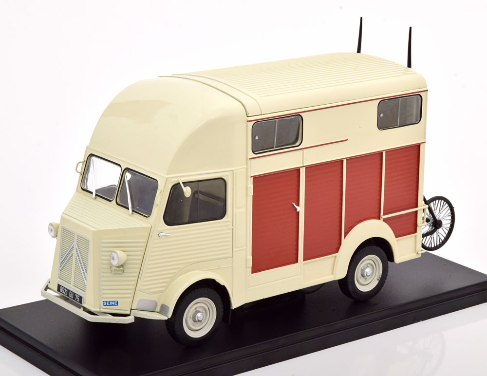 CITROEN TYPE H VAN HEULIEZ HORSE TRANSPORTER CREME BROWN