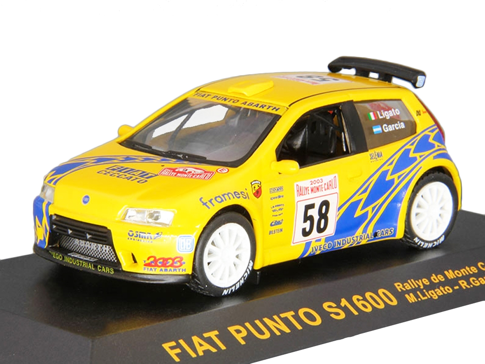FIAT PUNTO S1600 RALLY MONTE CARLO (2003), YELLOW