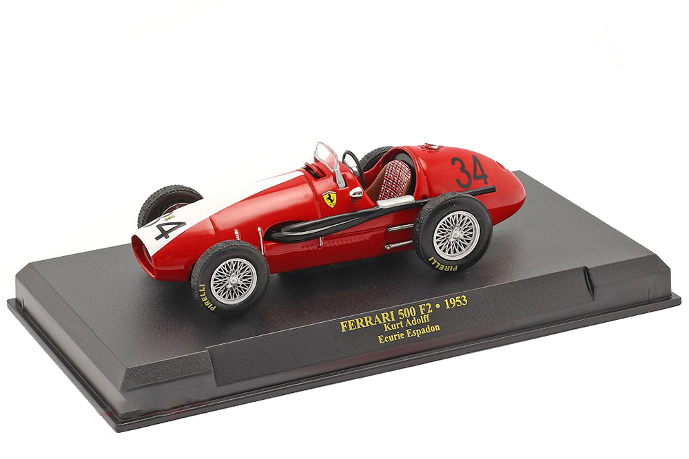 FERRARI 500 #34 KURT ADOLFF GERMAN GP 1953 / ФЕРРАРИ 500 КРАСНЫЙ