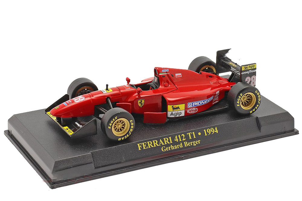 FERRARI 412T1 #28 GERHARD BERGER 1994 / ФЕРРАРИ 412Т1 КРАСНЫЙ
