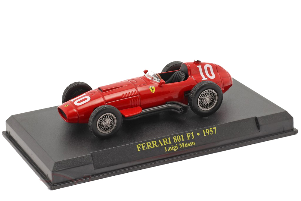 FERRARI 801 #10 LUIGI MUSSO 2ND FRANCE GP 1957 / ФЕРРАРИ 801 КРАСНЫЙ