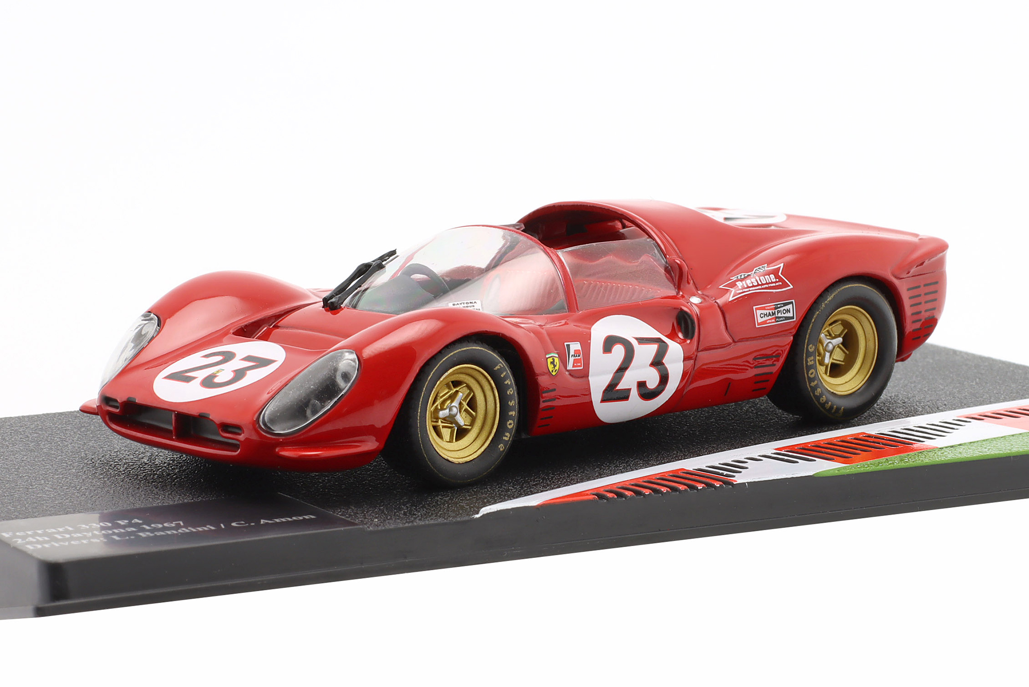 FERRARI 330 P4 #23 WINNER 24H DAYTONA 1967 BANDINI, AMON / ФЕРРАРИ 330 P4 ПОБЕДИТЕЛЬ 24 ЧАСА ДАЙТОНА БАНДИНИ АМОН