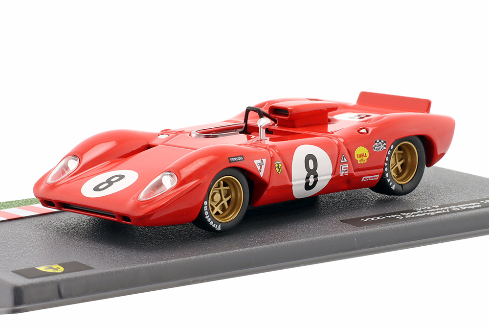 FERRARI 312 P #8 2ND 1000KM SPA 1969 RODRIGUEZ, PIPER / ФЕРРАРИ 312 2ND 1000 КМ СПА РОДРИГУЕЗ ПИПЕР