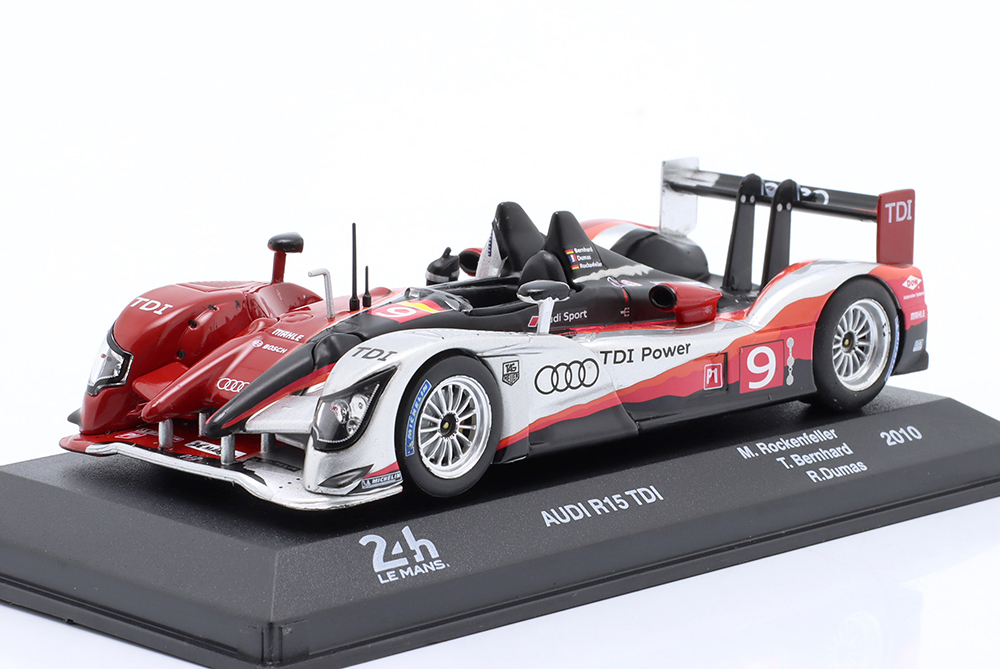 AUDI R15 TDI #9 WINNER 24H LEMANS 2010 ROCKENFELLER, BERNHARD, DUMAS / АУДИ R15 ТДИ ПОБЕДИТЕЛЬ 24 ЧАСА ЛЕ-МАН РОКЕНФЕЛЛЕР БЕРНХАРД ДУМАС