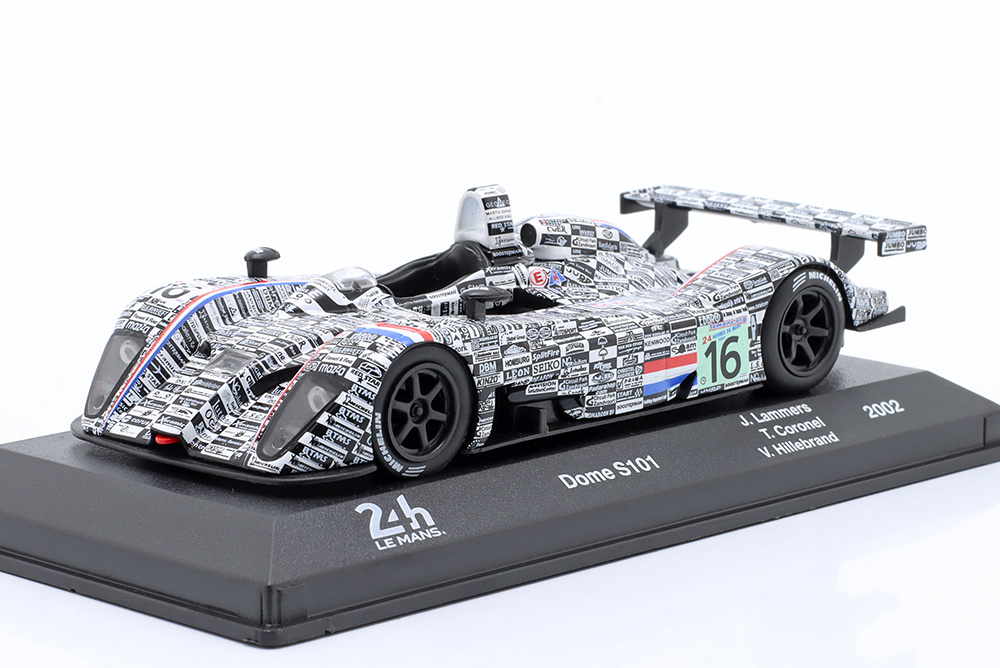 DOME S101 #16 8TH 24H LEMANS 2002 LAMMERS, CORONEL, HILLEBRAND / ДОМЕ S101 8TH 24 ЧАСА ЛЕ-МАН ЛАММЕРС КОРОНЕЛ ХИЛЛЕБРАНД