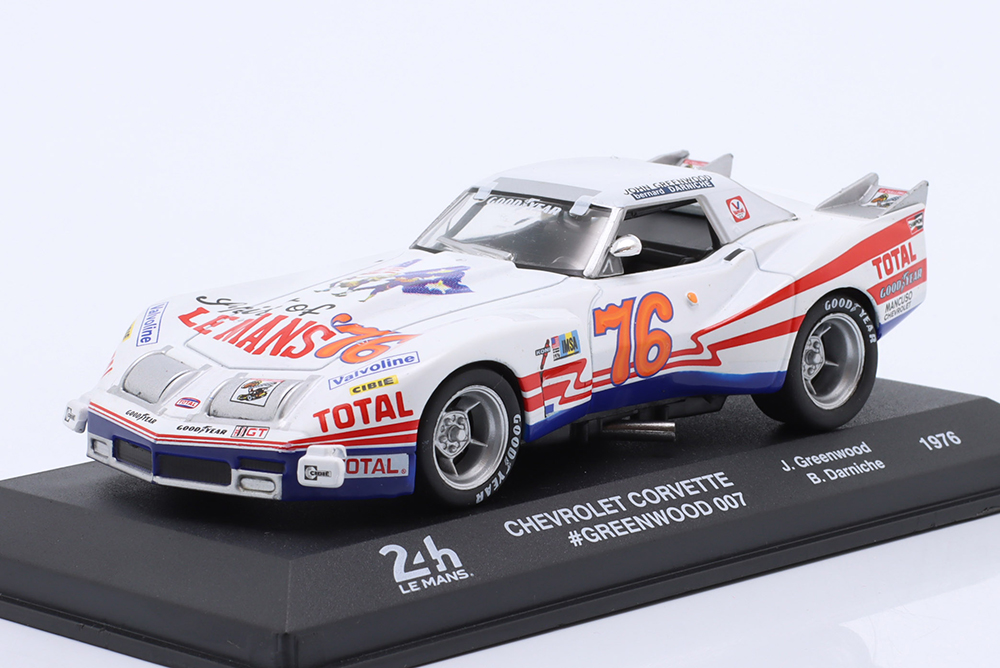 CHEVROLET CORVETTE #76 24H LEMANS 1976 GREENWOOD, DARNICHE / ШЕВРОЛЕ КОРВЕТ 24 ЧАСА ЛЕ-МАН ГРИНВУД ДАРНИЧЕ