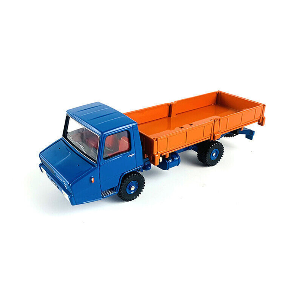 BERLIET STRADAIR 1965 САМОСВАЛ БОРТОВОЙ, СИНИЙ С ОРАНЖЕВЫМ