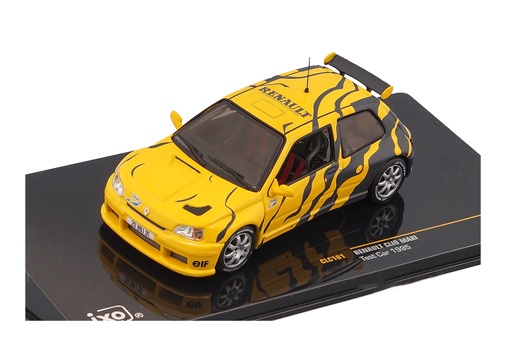 RENAULT CLIO MAXI TEST CAR 1995 YELLOW AND GRAY