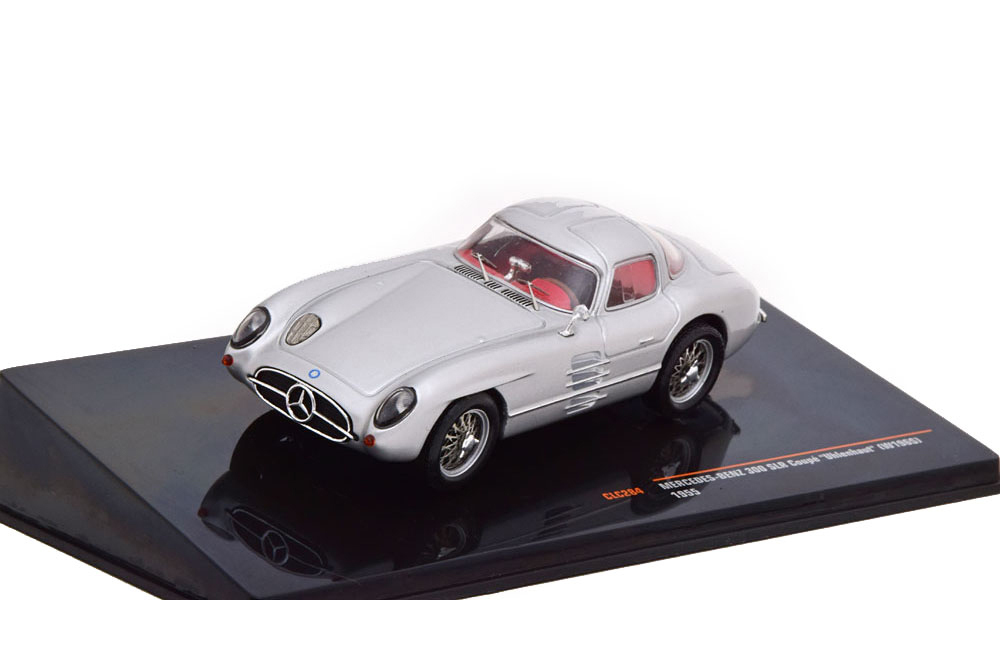 MERCEDES W196S 300 SLR COUPE UHLENHAUT 1955 SILVER