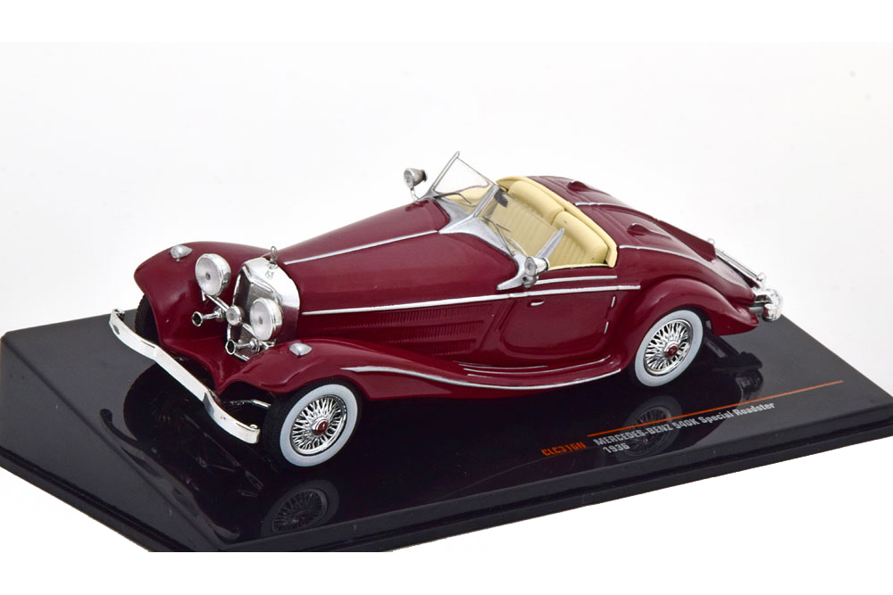 MERCEDES W29 540K SPEСIAL ROADSTER 1936 DARK RED