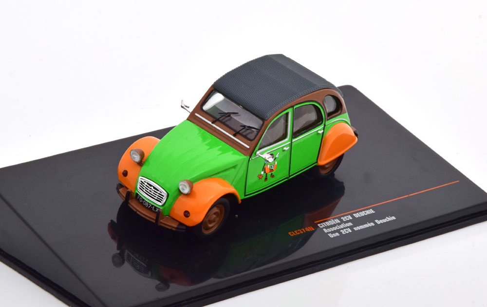 CITROEN 2CV DEUCHIE GREEN ORANGE