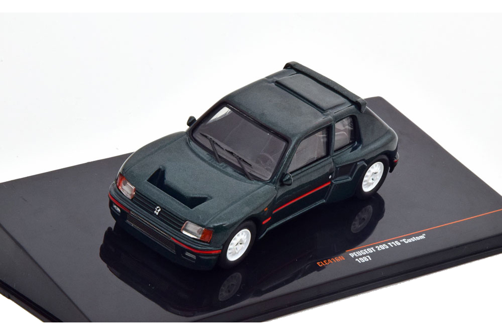 PEUGEOT 205 T16 CUSTOMS 1987 METALLIC DARK GREEN / ПЕЖО 205 ЗЕЛЕНЫЙ